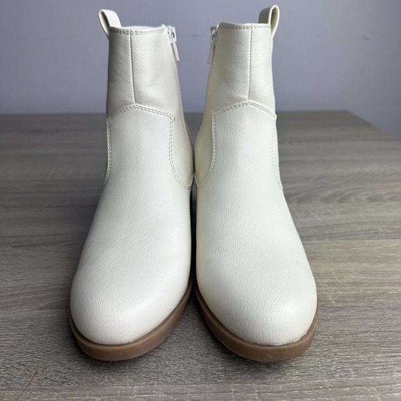 Baretraps COVINA Women's Sz 9.5M High Heel Embroidered Boots Tan and Cream - Picture 7 of 13